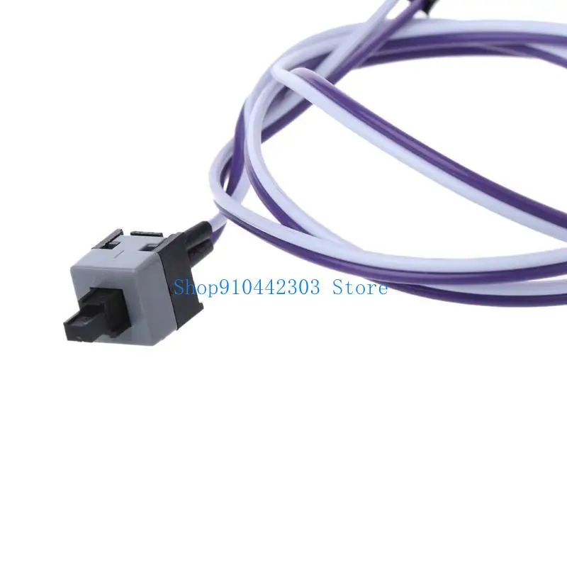 L4MD 0.48m 2 Pin الكمبيوتر التبديل خط إعادة تشغيل كابل الهيكل التمهيد خط إعادة تعيين خط كابل الطاقة