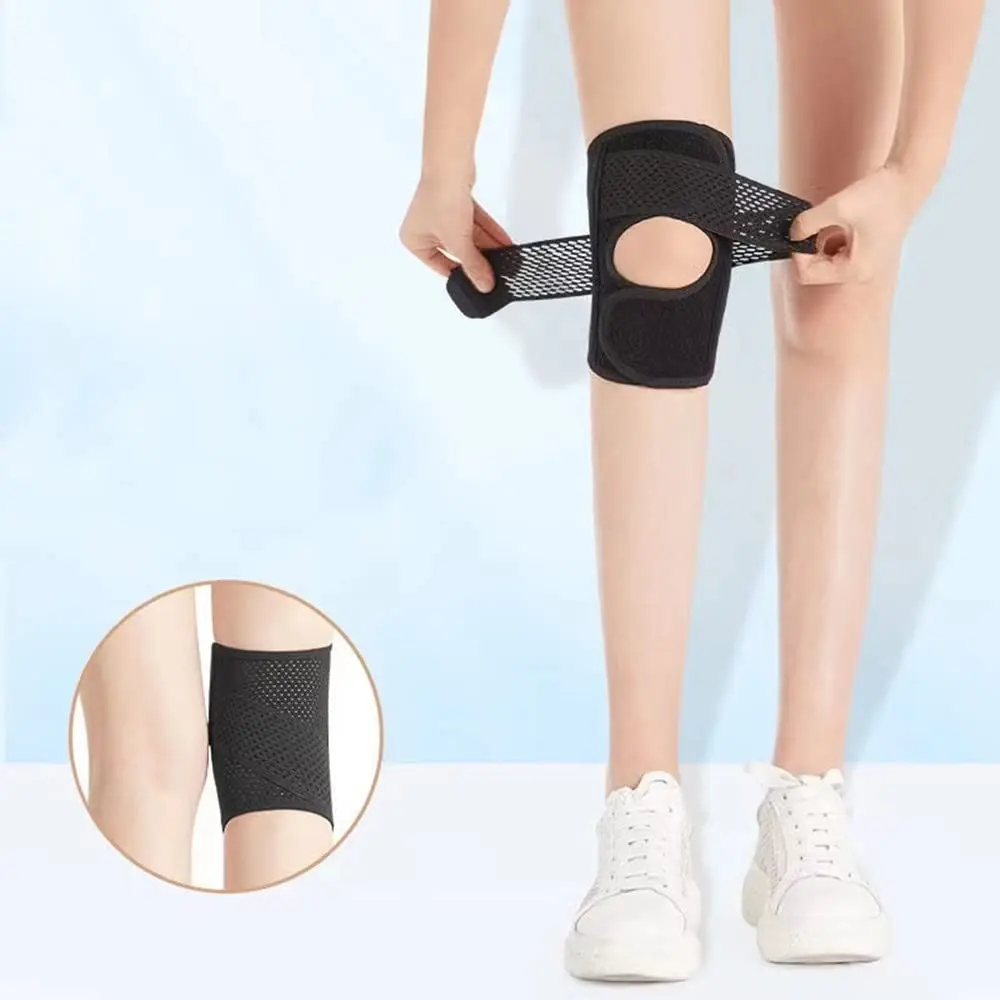 Il tutore per il ginocchio con stabilizzatori laterali allevia il strappo del menisco, il dolore articolare, lesioni sportive, traspirante