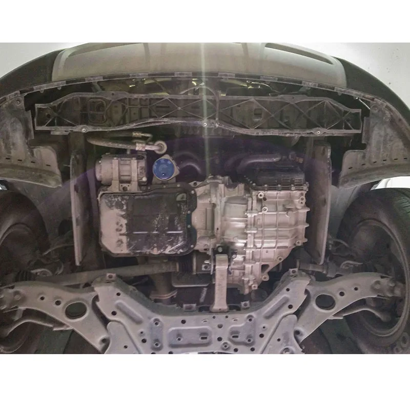 คุณภาพสูงภายใต้ Engine Guard Mudguard Board Splash Shield โคลน Fender แผ่นสําหรับ Hyundai Santa Fe 2015-2018 2.0T