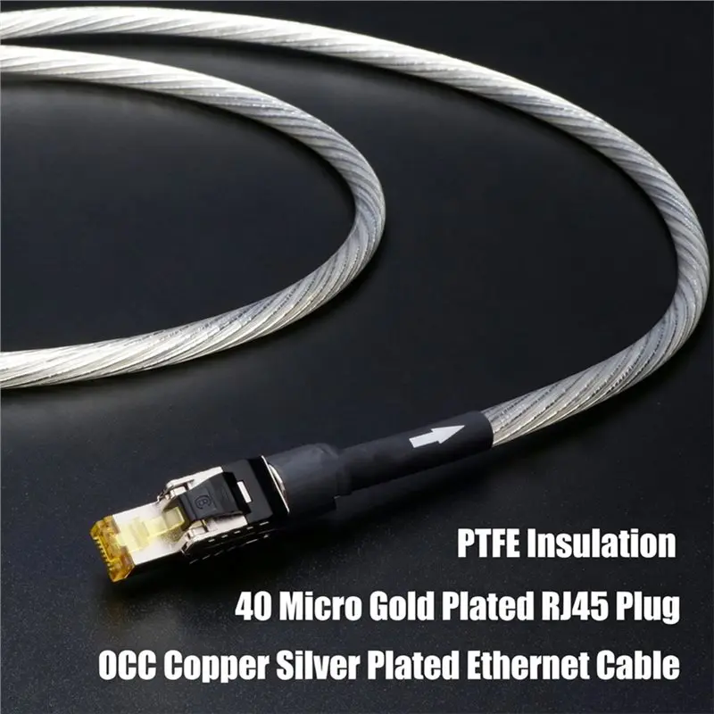 B29C-HIFI Network Patch Cable Cat8 Ethernet Cable Rj45 Interface 1M