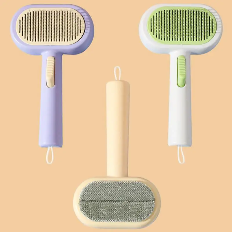 Pet Hair Comb Quick Cleaning Comb For Dogs And Cats Dog Comb With Teeth Multifunctional Pet Brush Supplies Dog Shredding Brush