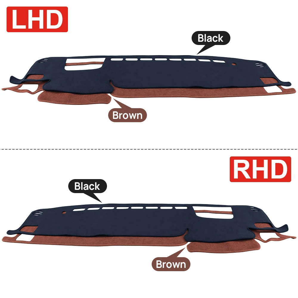 Car Dashboard Cover For Toyota Highlander XU70 Kluger 2021 2022 2023 2024 Instrument Desk Sun Shade Non-slip Pad Pad Accessories