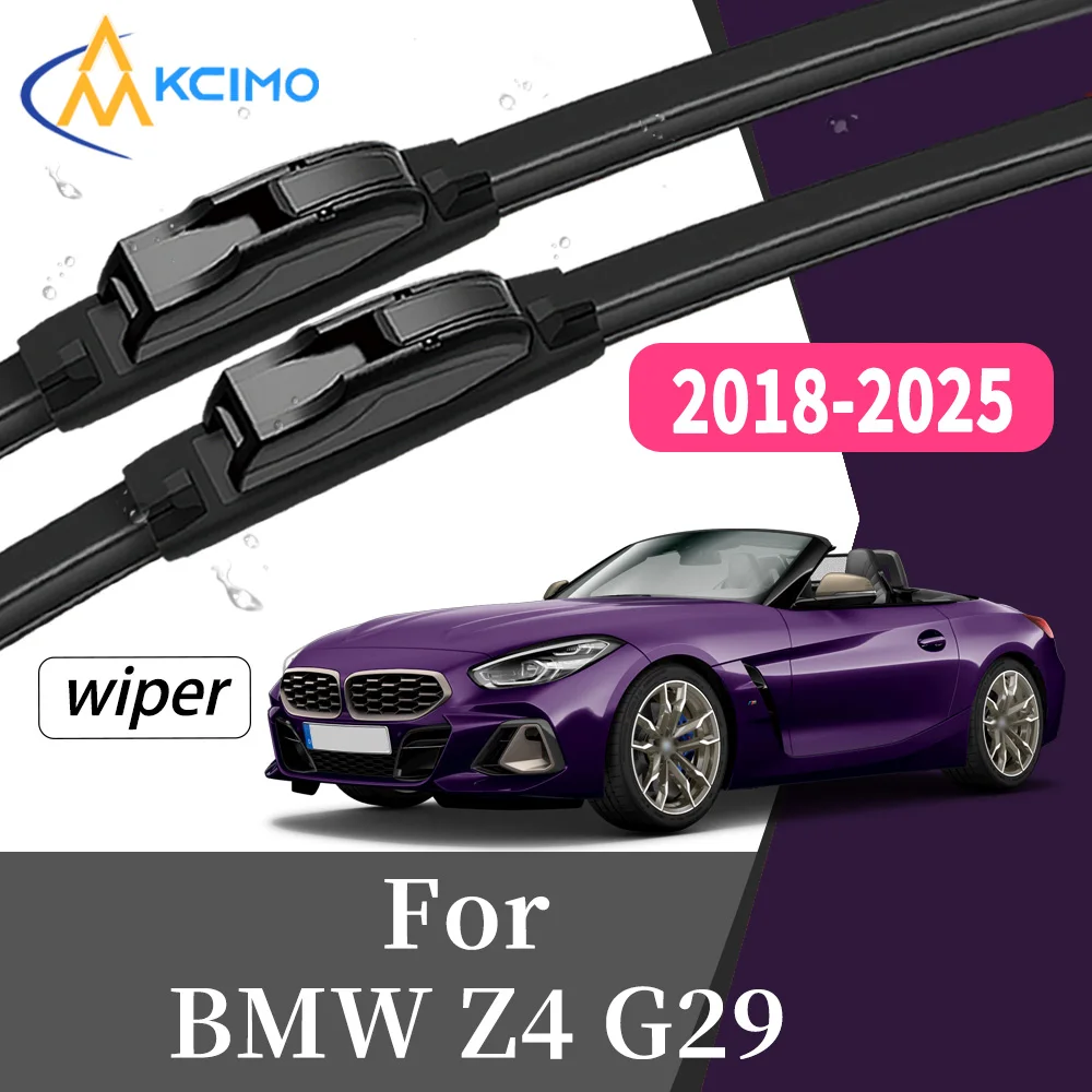 

All-Weather Wear-Resistant Front Windscreen Wiper Blades For BMW Z4 G29 2018-2025 High Quality Easy install Windshield kit 2Pcs