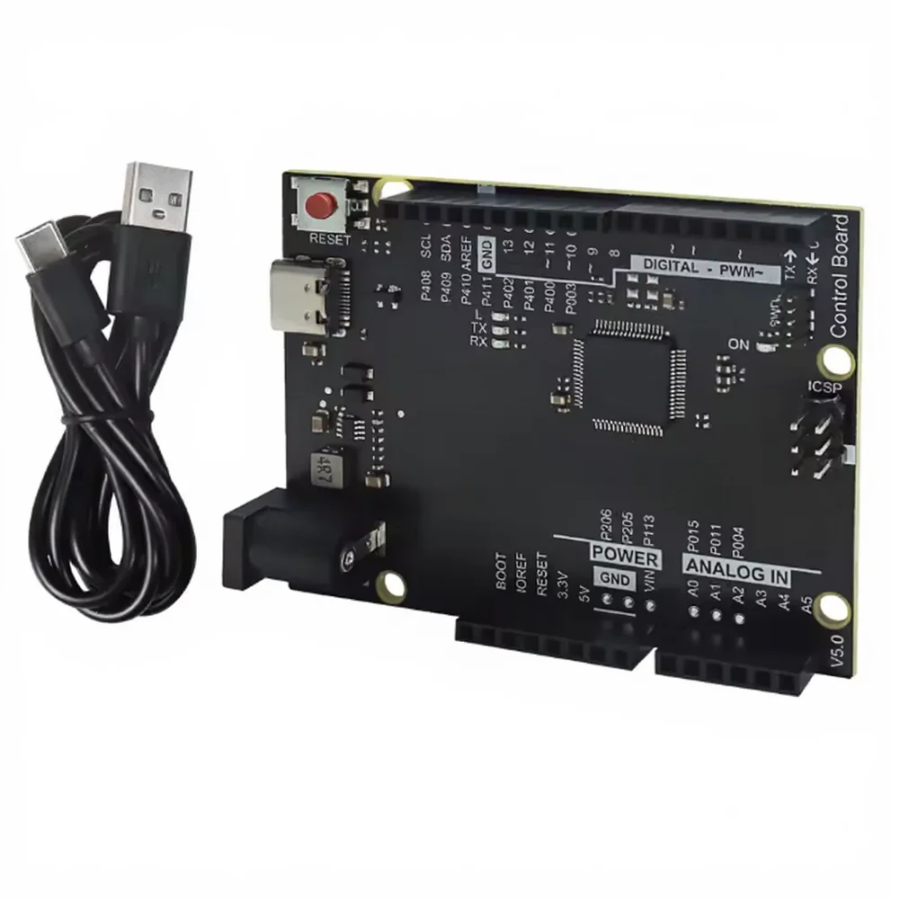 R4 For Arduino Compatible Microcontroller Development Kit with USB C Keyboard Emulation 48MHz Clock and R3 Shield Ready