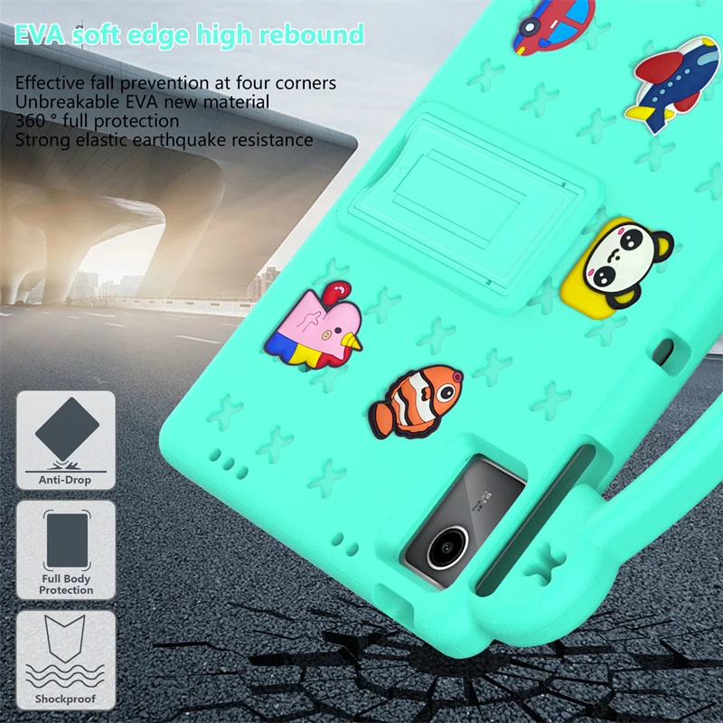 Imagem -03 - Capa para Tablet Eva Infantil para Lenovo Tab M11 Tb330fu M10 Plus ° K10 Pro P11 Plus Capa Xiaoxin Pad 2024 11 10.6 2023