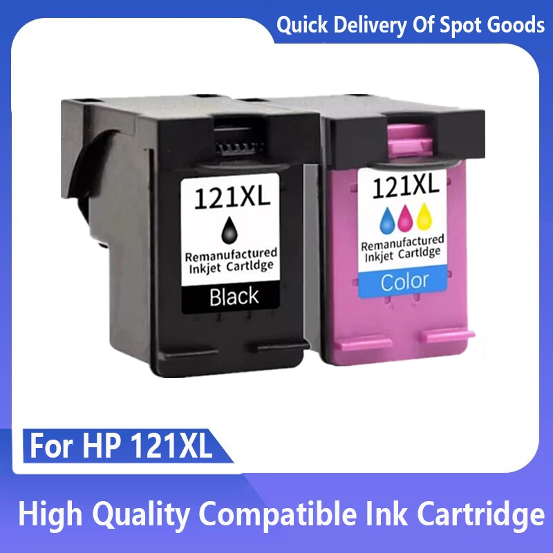 

121XL Compatible Ink cartridge For HP 121 XL For HP121 Deskjet D2563 F4283 F2423 F2483 F2493 F4213 F4275 F4283 F4583 Printer