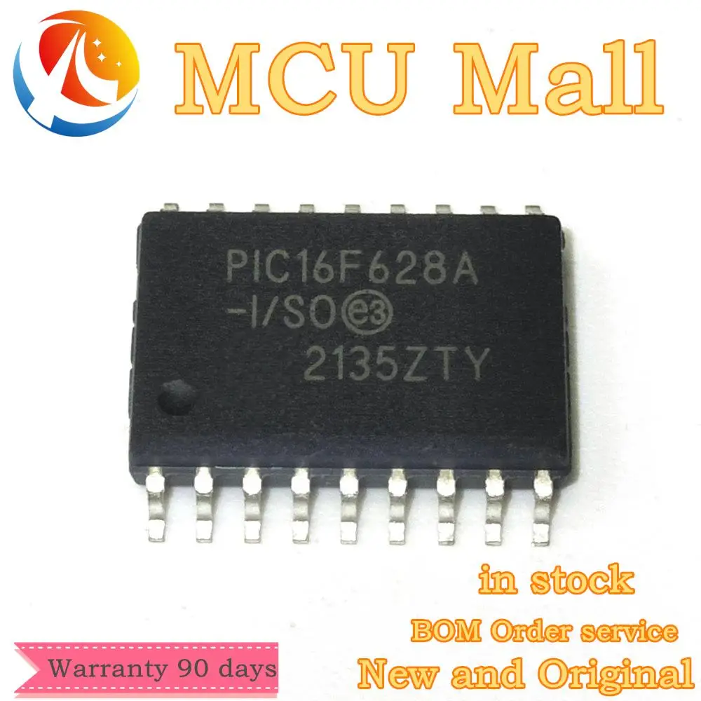 1PCS  PIC16F628A-I/SO PIC16F628A 16F628A-I/SO 16F628 SOP18 IC New original