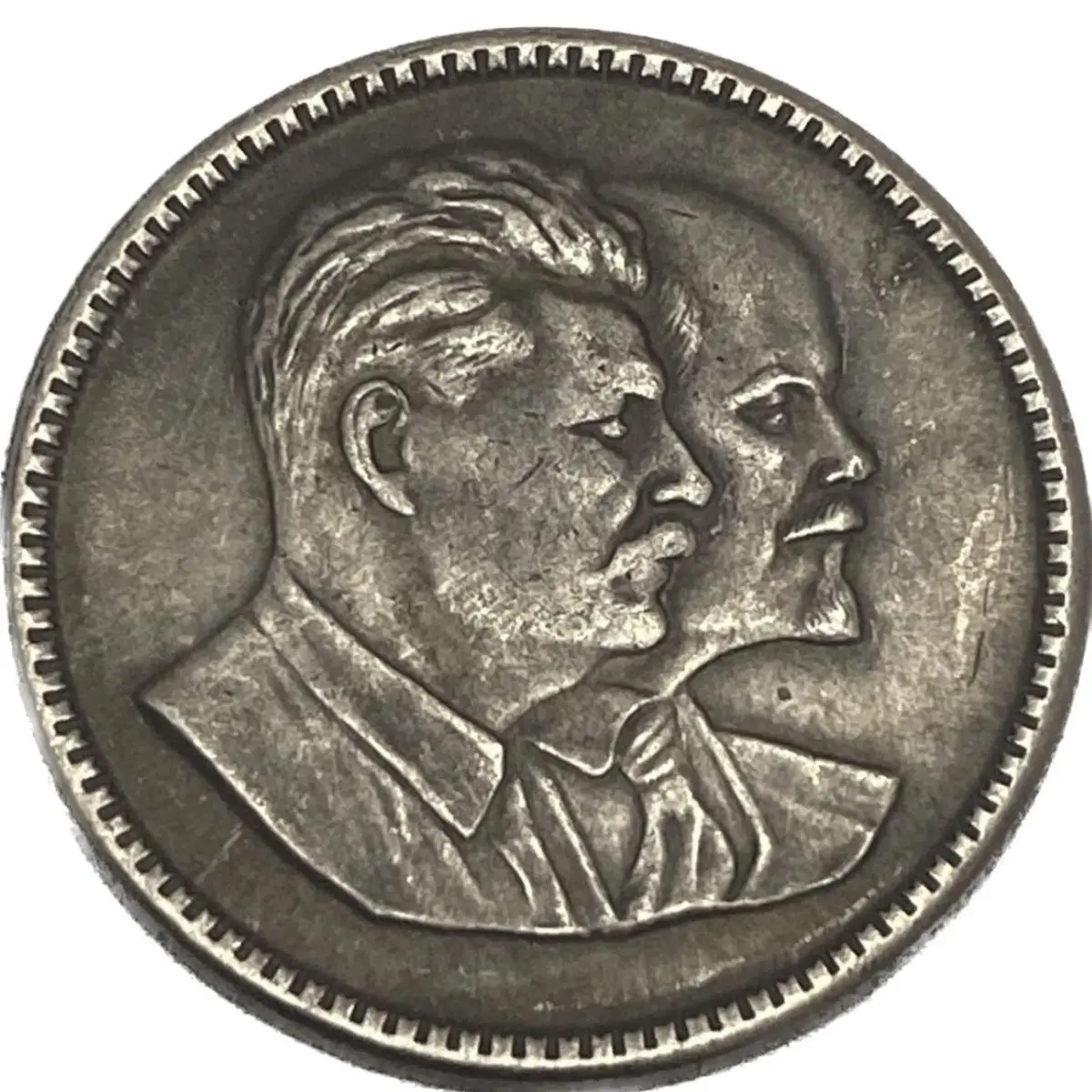 

1 PCS 24mm Former Soviet Union 1949 Lenin Joseph Stalin Portrait cccp Copper Coin Commemorative Coins Collection Handicraft Toys