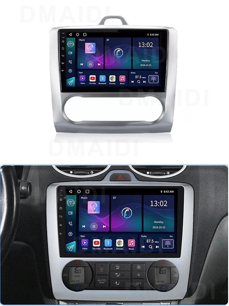 Factory price Android 10 Car Radio for Ford Focus 2 3 Mk2 Mk3 2004 2005 - 2011 Multimedia Player Navigation GPS 2Din Carplay