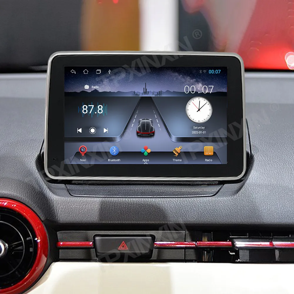 7.0 بوصة لمازدا 2 CX-3 2015 إلى 2018 سيارة أندرويد 14.0 السيارات Carplay نظام تحديد المواقع والملاحة شاشة تعمل باللمس مشغل وسائط متعددة رئيس وحدة #2