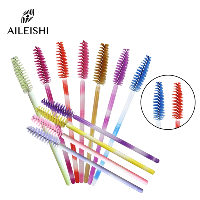 Disposable Eyelash Brushes Eyebrow Brush Mascara Wands Applicator Cosmetic Eyelashes Extension Tools Eyelash Spoolies for Makeup