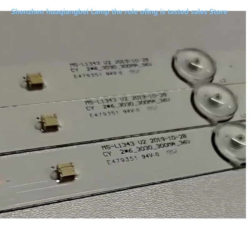 Imagem -02 - hm 32v L2202 L1074 6-leds 6v 580 mm 100 Novo Ms-l1343 Jl.d32061330081as-m Fzd-03 E348124