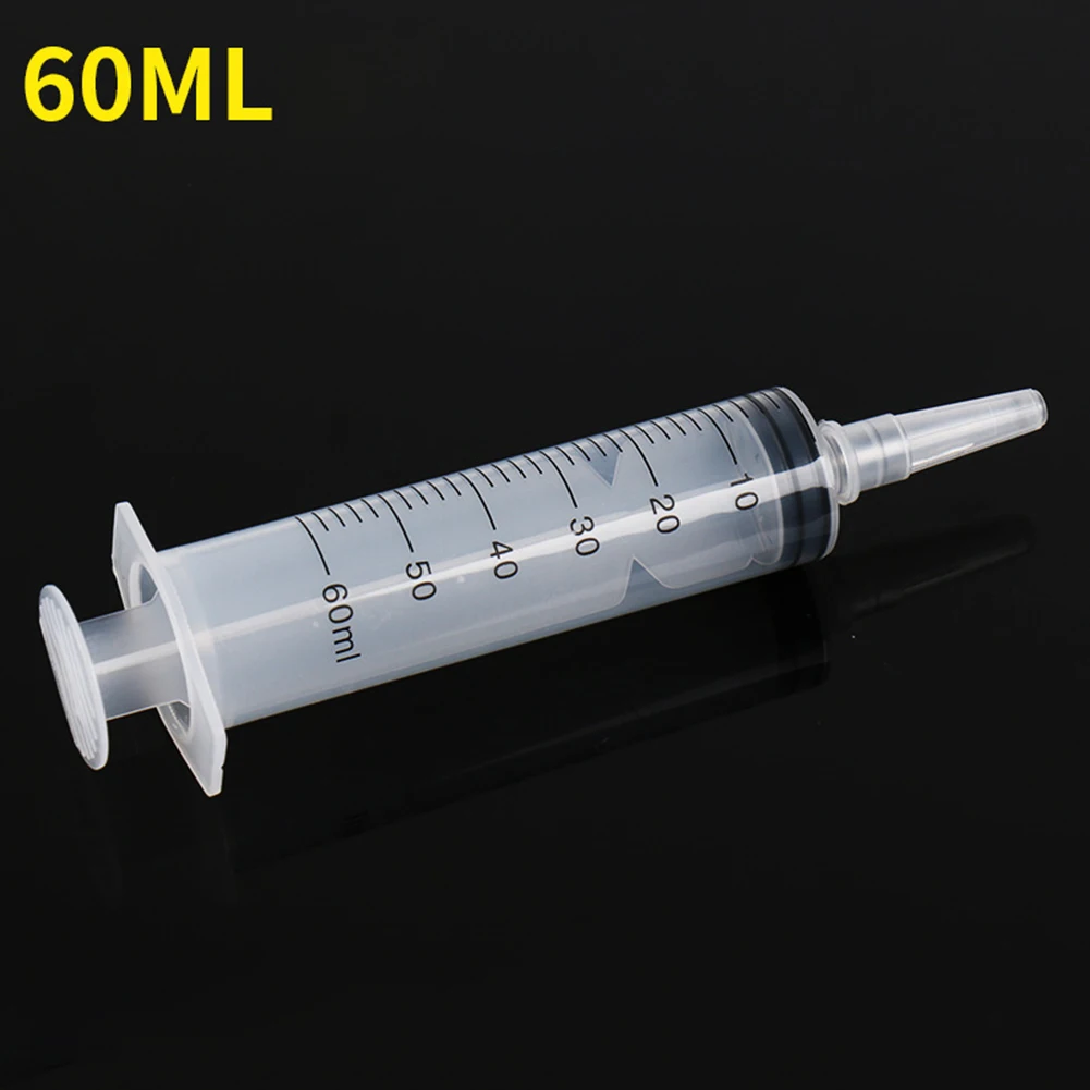 1-5PCS 60-150ml Syringe Reusable Plastic Pump Nutrient Measuring Meat Syringe Injector for Home Kitchen Dining Accessories