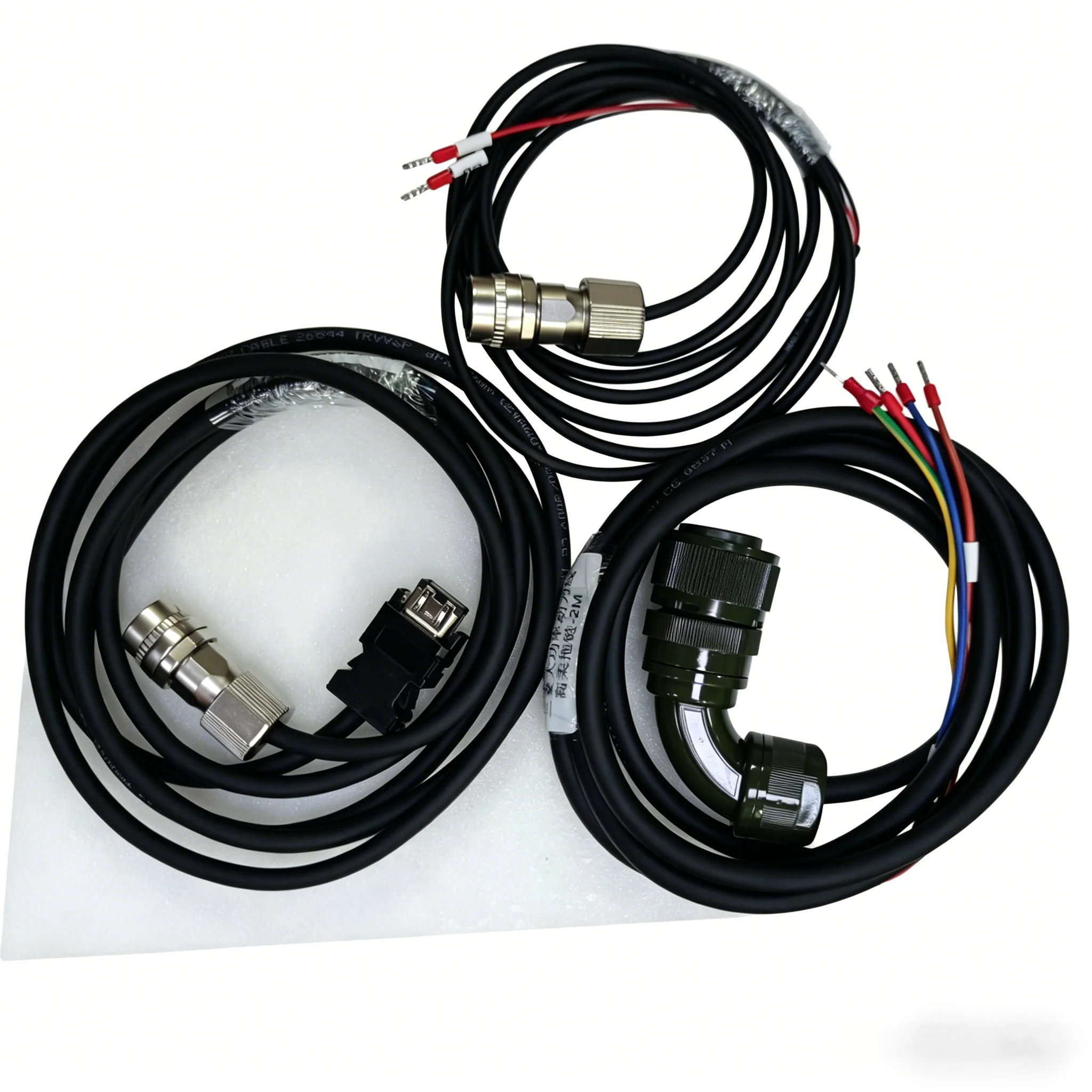For Mitsubishi Servo MR-JEJ3J4 Encoder Motor Power Brake Cable 1-2KW High Power J3ENCBL