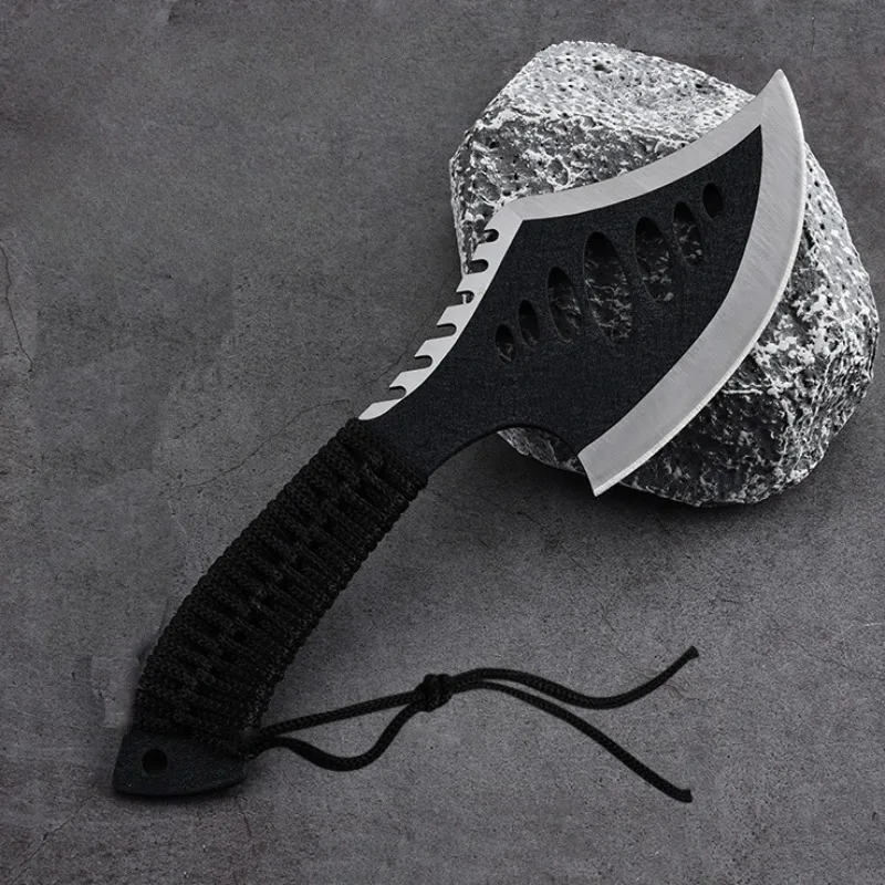 

Многоцелевой топор из нержавеющей стали для улицы, топор для кемпинга, многофункциональный портативный топор с нескользящей ручкой, инструменты