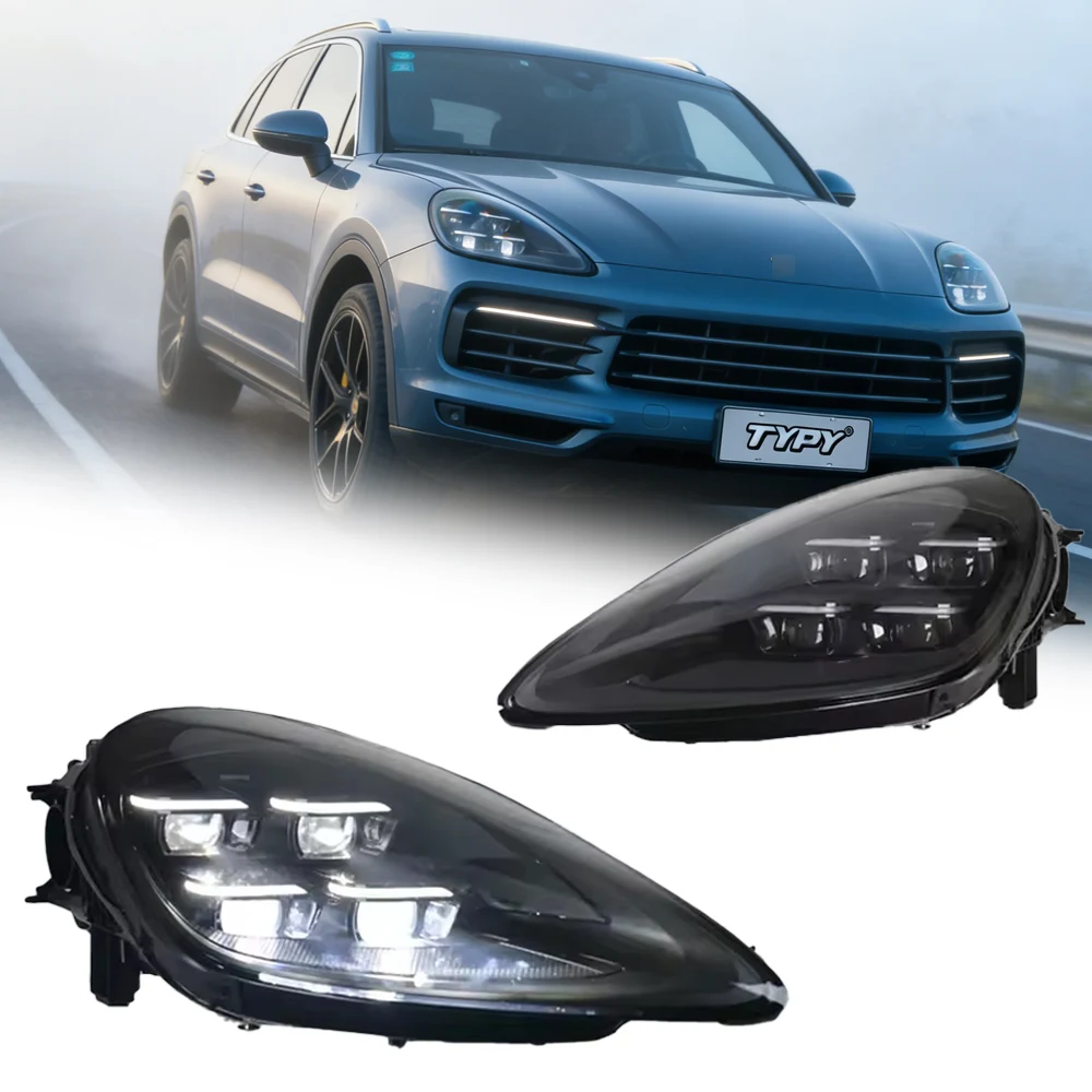 

Car Headlights For Porsche Cayenne 9Y0 Headlamps 2018-2023 Car Lamps Upgrade 2024 Style Plug and Play Auto Accessories