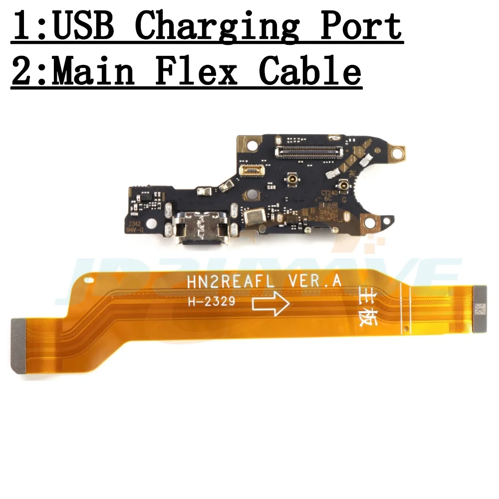 SIM Card Reader Board Dock Connector USB Charging Port Board For Honor 100 MAA-AN00 Main Motherboard Flex Cable Parts