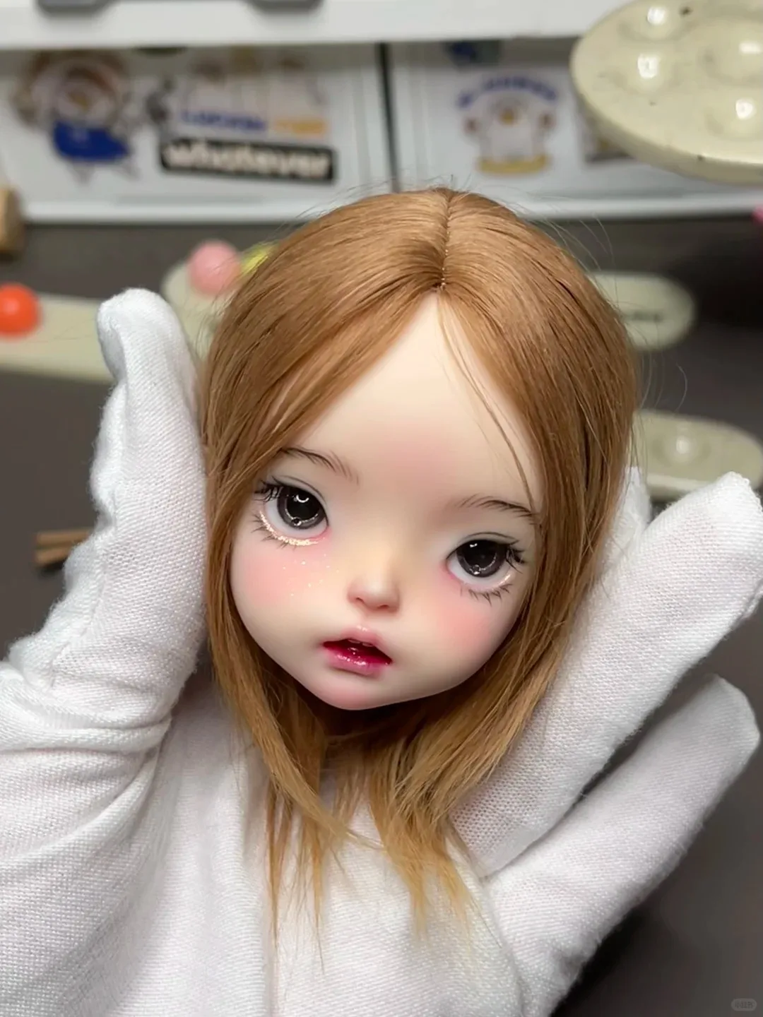 Nova Cabeça de Boneca BJD 1/6 para Maquiagem à Venda, Cabeça Única Xiaokui, Menina Fofa, Brinquedo de Resina de Alta Qualidade, Presente para Bebê Anjo em Oferta