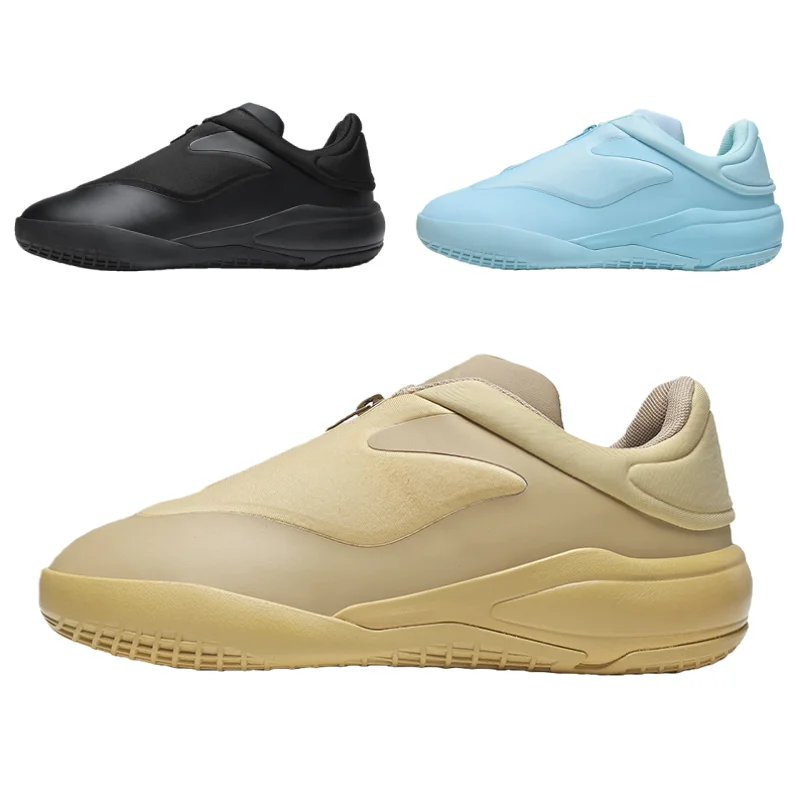 

Men's and women's Slip-On Casual Sneakers Suede-Like Low-Top Shoes with Elastic Strap Gum Sole in Black/Blue/Khaki for DailyWear