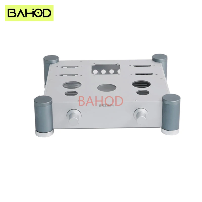 

BAHOD 304*78*274mm All Aluminum Chassis Housing Brushed Oxide For DAC Amplifier Preamplifier DIY Chassis Housing