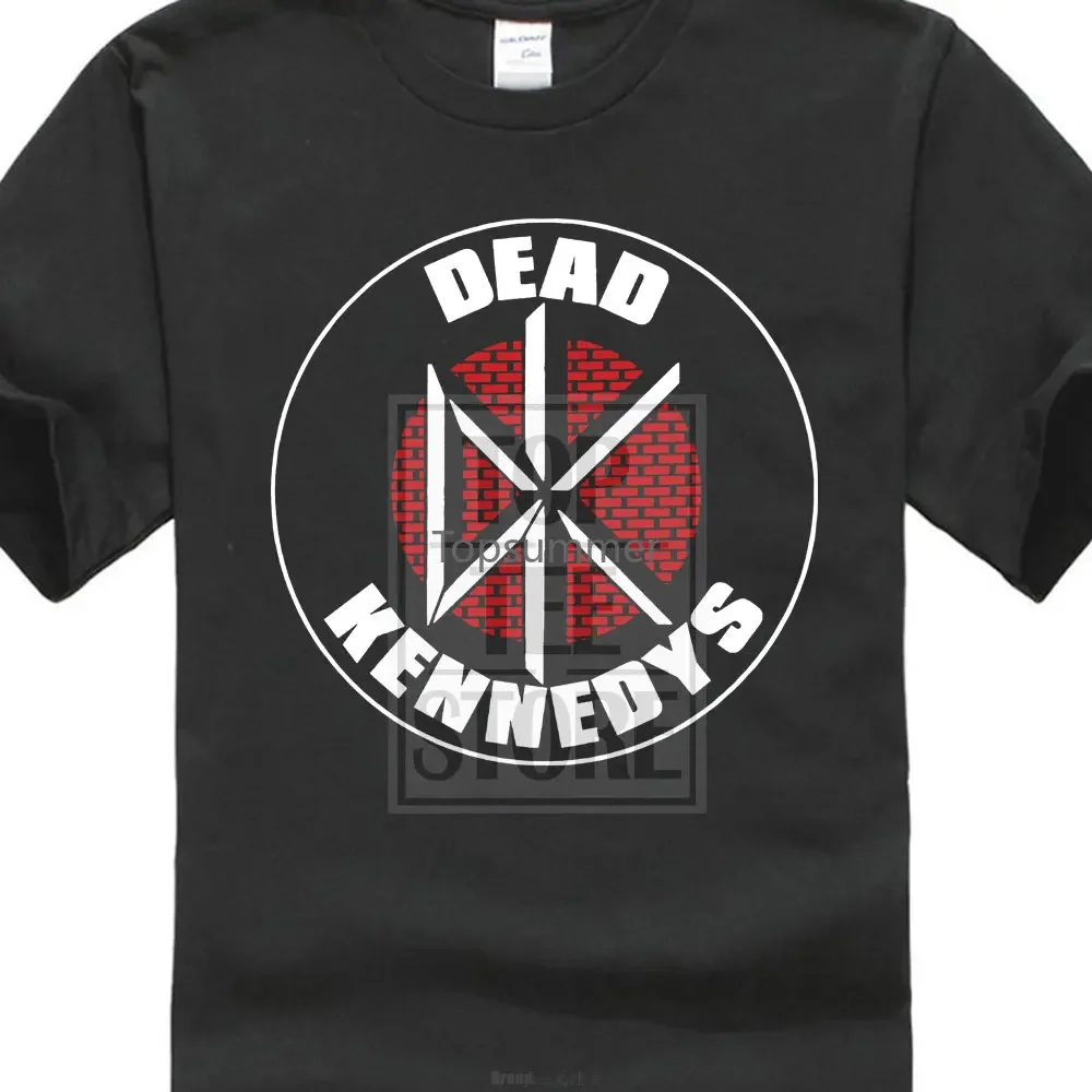 

Fashion 2018 Summer Dead Kennedys Brick Logo Symbol Mens T Shirt Licensed Top Black 2Xl New Arrivals Casual Clothing