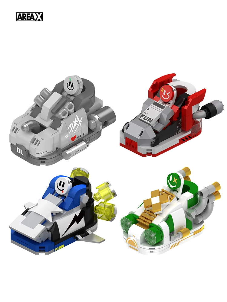 

AREA-X Mini Sneaker Futuristic Tech Building Blocks Creative DIY Gift for Men Birthday Collection Display