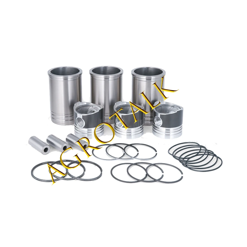

Piston group for Changchai ZN390BT / ZN390TE / ZN390Q , piston, piston rings, cylinder liners, piston pin etc