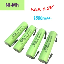 2024AAA Rechargeable Battery NIMH 1.2V 100% AAA 1800 MAH 1.2V Rechargeable 2A Battery