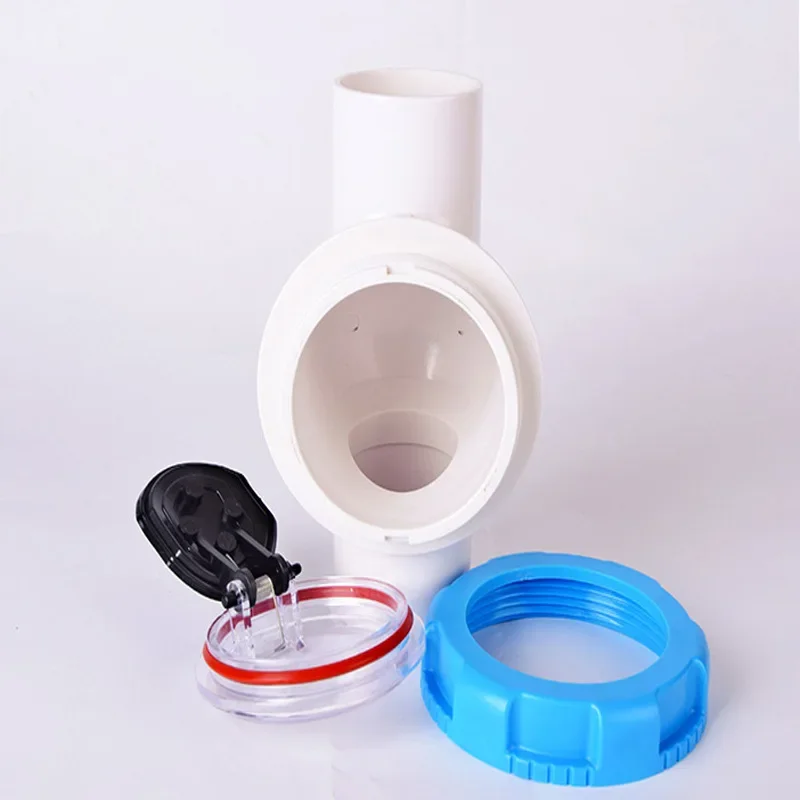 

Thickened PVC pipe check valve for swimming pool circulation, cover plate visual check valve, swimming pool water pipe check val