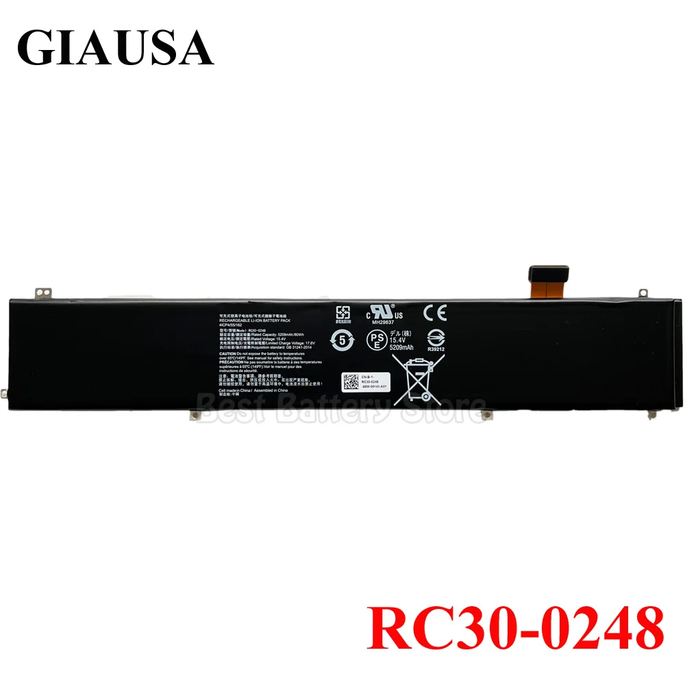 RC30-0248 Laptop Battery For Razer Blade Stealth 15 2018 2019 RTX 2070 Max-Q RZ09-02386 RZ09-02385W71-R3W1 RZ09-0288