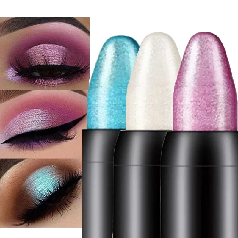 15 Color Eyeshadow Palette Lying Silkworm Pen Pearlescent Pen Long-lasting Waterproof Long-lasting Shiny Eyeshadow Pen Stick