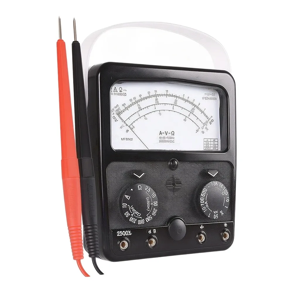 MF500 For Multimeter with Large Legible Scale for Quick Interpretation of AC/DC Voltage Current and Resistance Values