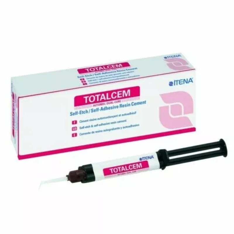 

ITENA TOTALCEM Self-Etching Self-Adhesive Permanent Resin Cement 8g syringe TotalCem Dental Resin Composite Cement