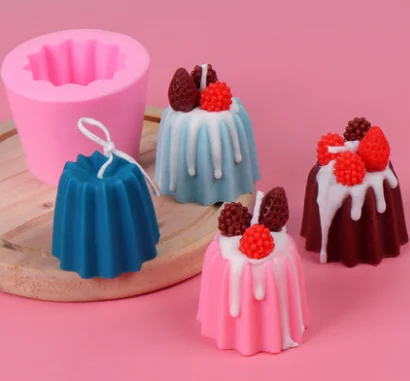 

PRZY Cupcake Mold Silicone 3D Mousse Chocolate Mold Cake Tool Fondant Cake Clay Resin Baking Tools Moulds Silicone Rubber Radom