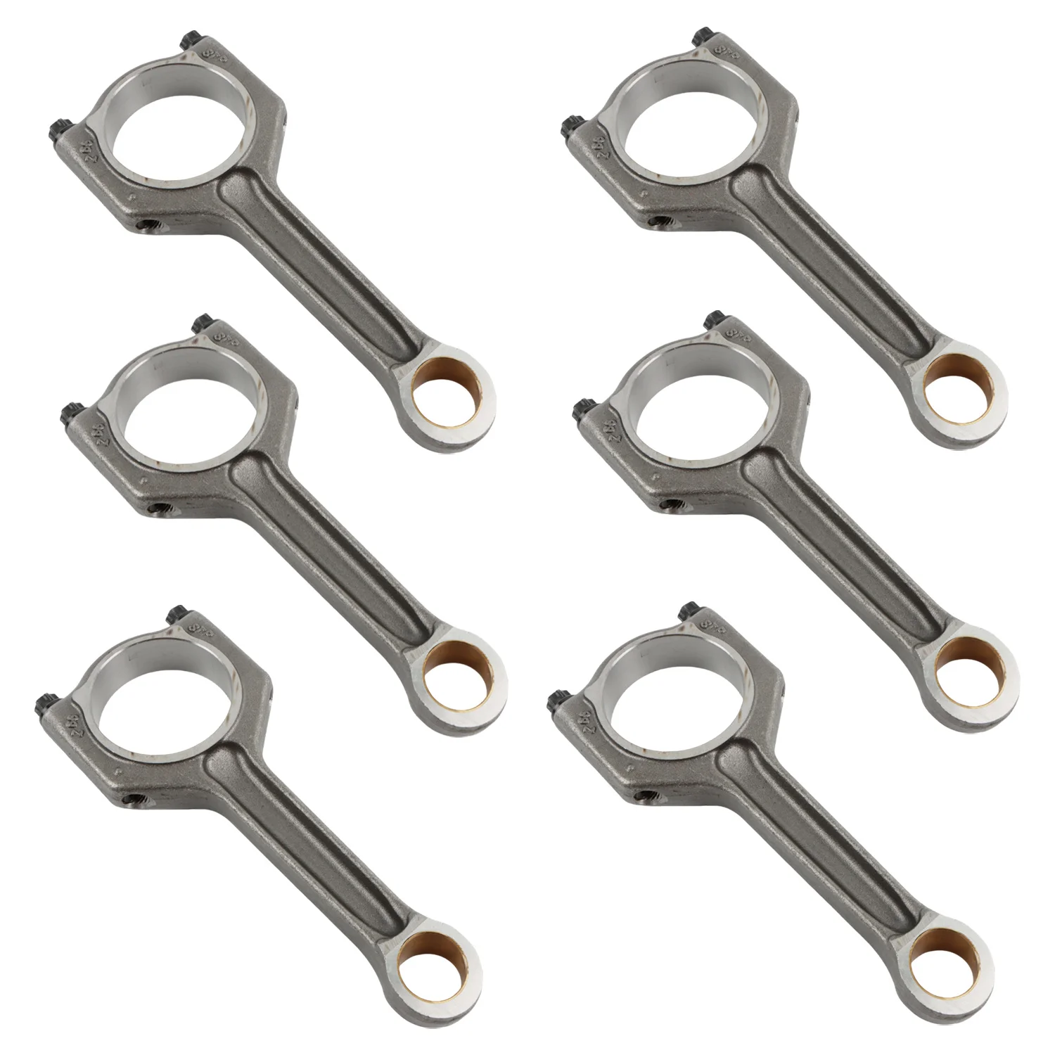 6X قضبان توصيل المحرك OE 11247586492 لسيارات BMW N55 S55 3.0L Turbo L6 F30 F10 135i 335i 435i 535i 640i M2 M3 M4 X3 X5 X6