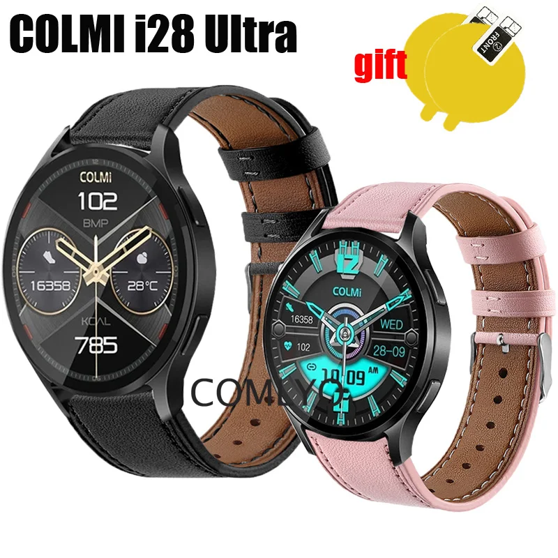 

Кожаный мягкий ремешок для смарт-часов COLMI i28