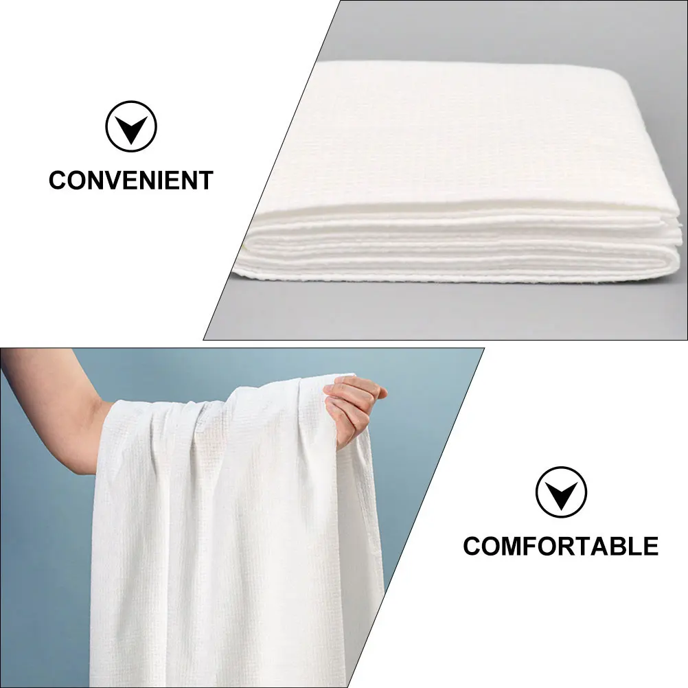 

3Pcs Portable Bathing Towel Hygienic Disposable Shower Towel for Hotel Salon Camping Travel Essential Bath Accessory
