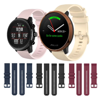 20 22mm Silicone Band Strap For Polar Ignit/Huami Amazfit Neo/GTR 2/GTS 2/Samsung Galaxy Watch 3 41MM/45MM Smart Watch