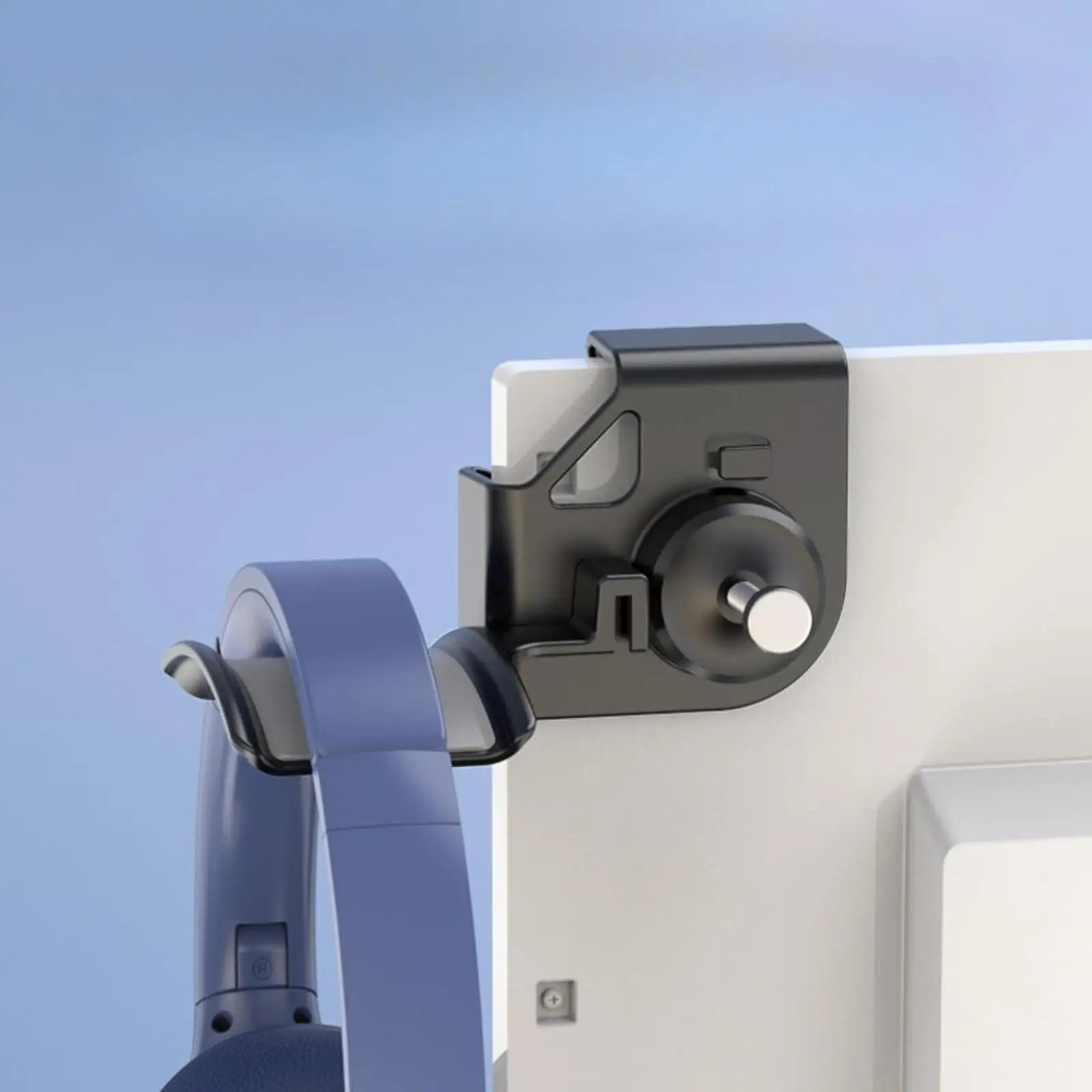 Universal Headphone Hanger ABS Plastic Headset Holder Mount Space Saving Earphone Stand for Home Office Desk Organizer