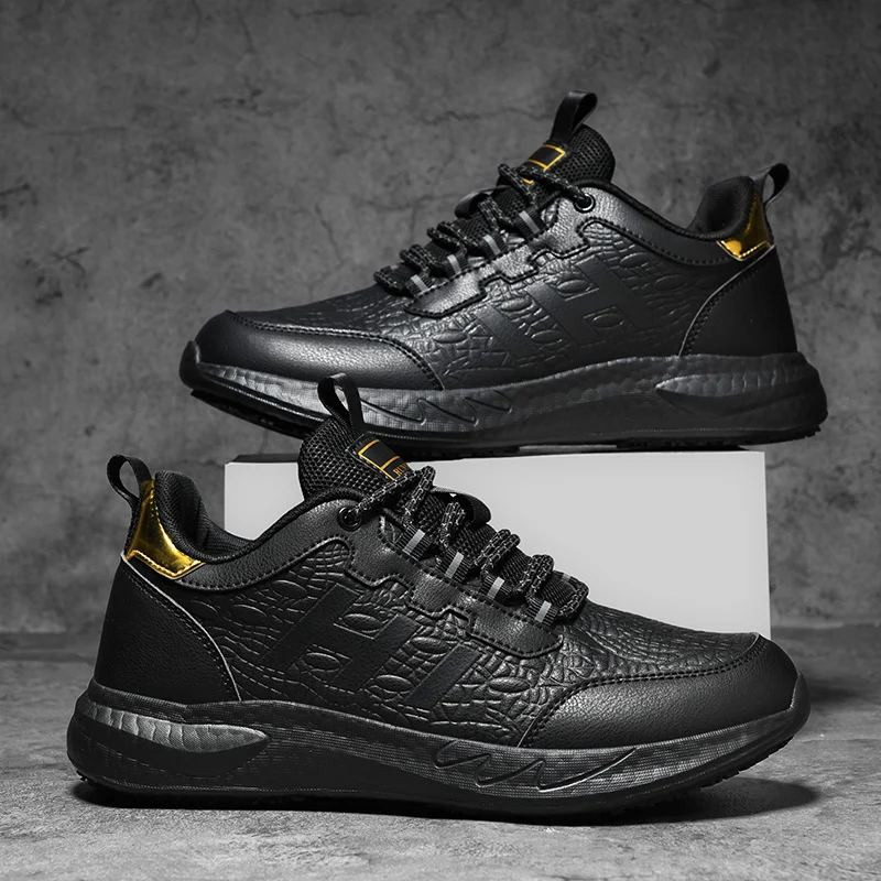 

Chef shoes four season men's non-slip waterproof oil-proof kitchen work shoes outdoor plus size lightweight casual sports shoes