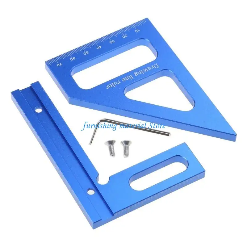 Regla regla línea dibujo Y5GD 45/90 grados regla Surer Protractor cuadrado