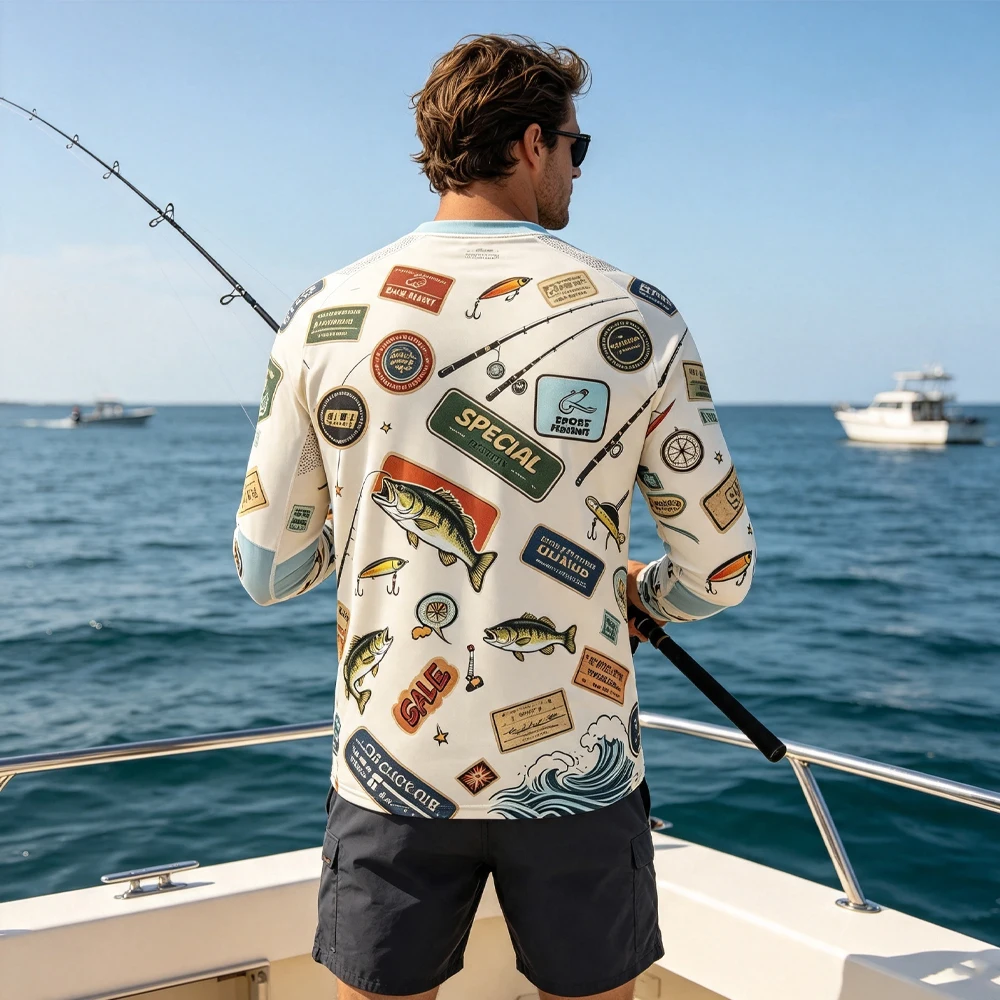 Mens Fishing Shirt Long Sleeve - đánh giá và giá Camping Outdoor Clothing