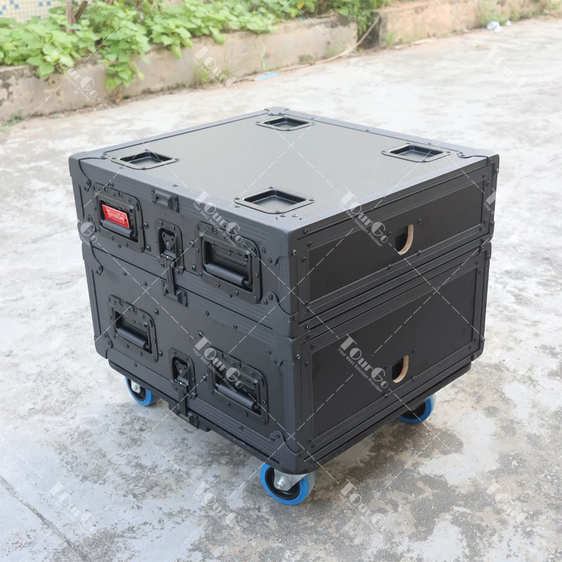 19inch 2U 4U 6U 8U 10U 12U 14U 16U Amplifier Slam Lid Stack Rack Pocket Sliding Door Stackable Tool Flight Road Cases