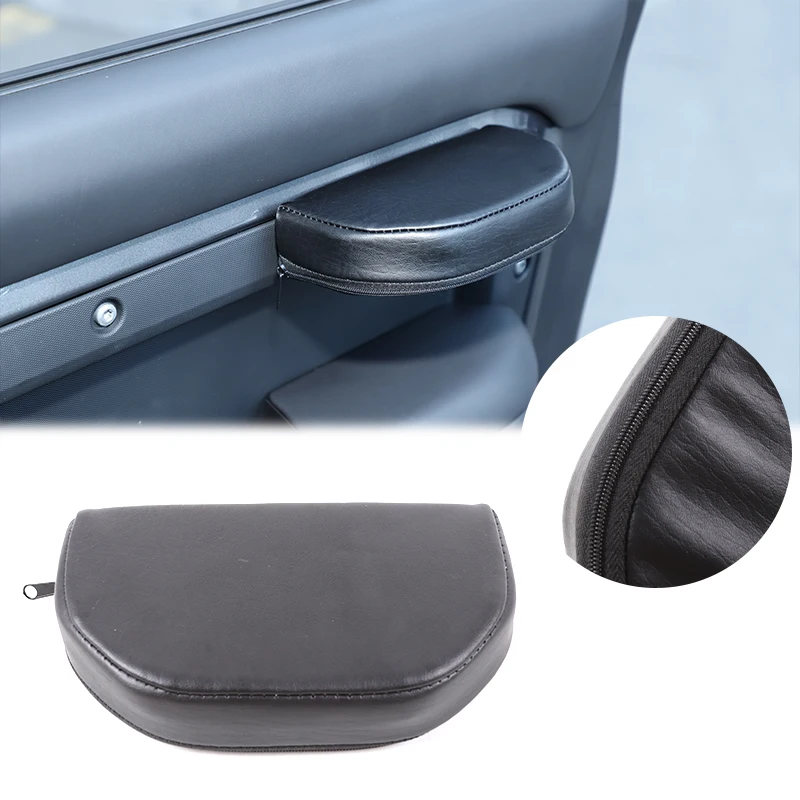 For Land Rover Defender 90 110 130 2020+ Front Door Panel Extension Armrest, Carbon Steel 1Pcs Interior Elbow Support