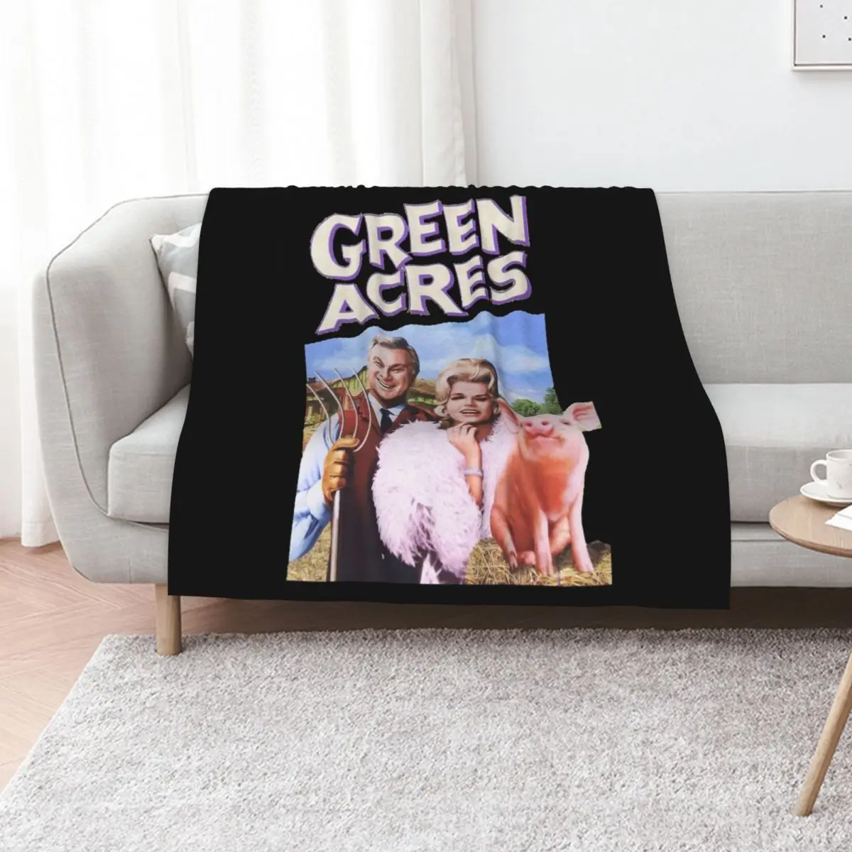 Green Acres Throw Blanket Sofas Hairys Sofa Quilt Multi-Purpose christmas gifts Bed Fashionable Blankets