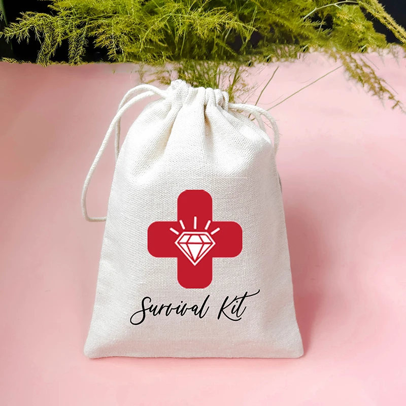 5pcs Golf Flamingo camping hangover Survival Kit Bags bridal shower Destination wedding Bachelorette hen Party decoration gift view 6