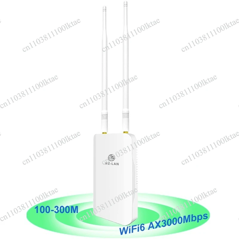 WiFi6 3000Mbps High Power Outdoor Wireless AP Indoor and Outdoor Waterproof Gigabit Industrial WiFi Router