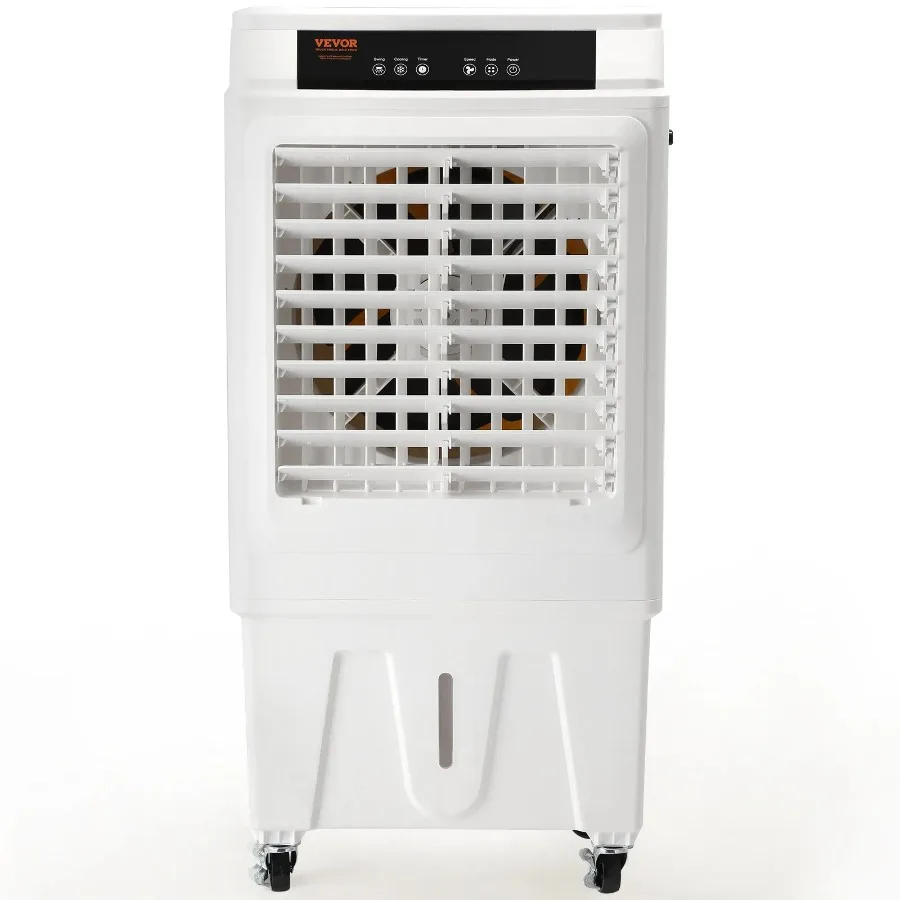

Evaporative Air Cooler Oscillating Swamp Cooler with Adjustable 3 Speeds Portable Air Cooler for Indoor Outdoor Use