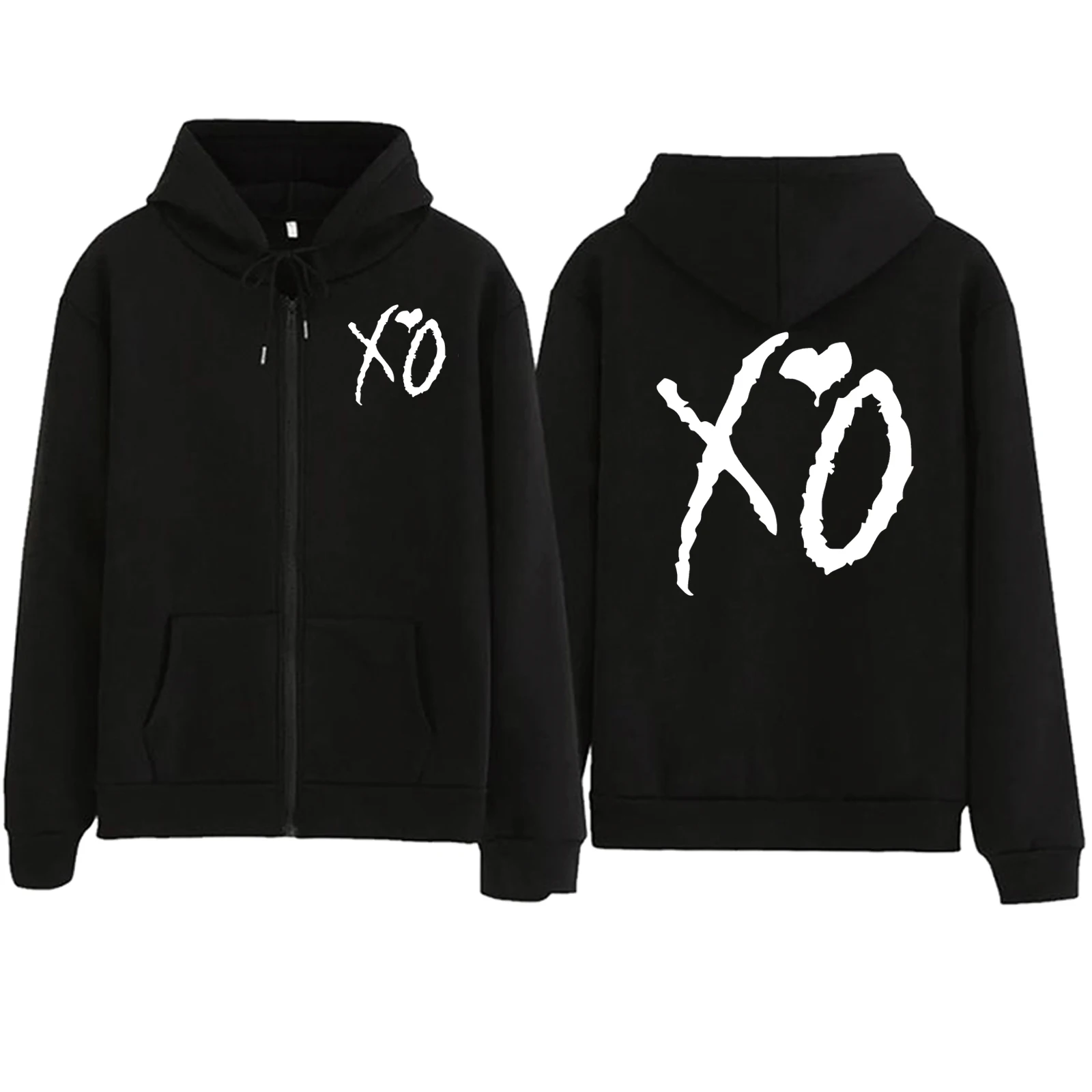 

The Weeknd XO Zipper Coat Hoodie The Weeknd The Host Hoodie Gift for The Weeknd Fan Zipper Coat Sweatshirt Unisex Top