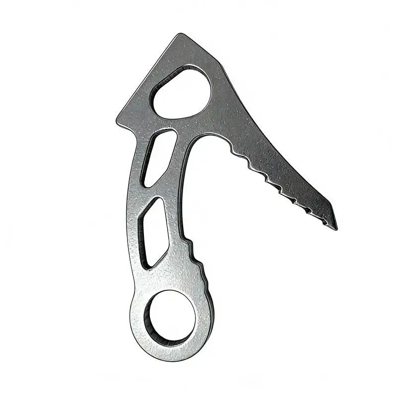 Stainless Steel Climbing Hook Replacement Part Outdoor Mountaineering Gear Accessory Multi Function Tool